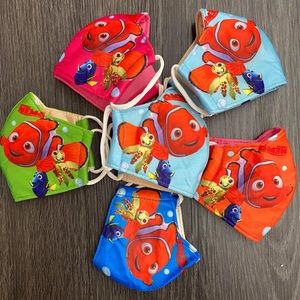 LOT (5) Children’s Disney Nemo PPE Face Mask
